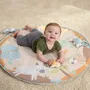 Ingenuity Tapis d'éveil pliable bébé WonderWood avec arche de jeux en bois, miroir et 5 jouets sensoriels pour le développement