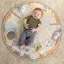 Ingenuity Tapis d'éveil pliable bébé WonderWood avec arche de jeux en bois, miroir et 5 jouets sensoriels pour le développement