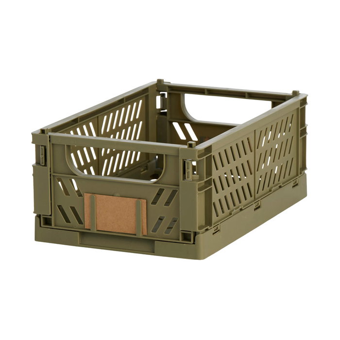 Day Lot de 2 boîtes de rangement pliables Vert olive