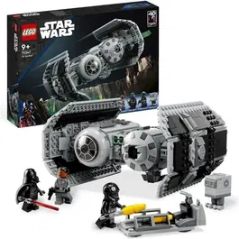 Lego Star Wars 75347 Le Bombardier TIE, Maquette de Vaisseau Spatial avec Figurines de Dark Vador, Droide Gonk et Pilote