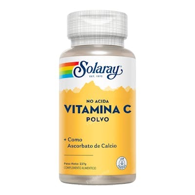 Solaray Vit. C Power Nonacid Crystalline 227Gr - Complément Alimentaire Vitamine C, Non Acide, Cristallin, Vegan Solaray Vit. C Power Nonacid Crystalline 227Gr - Complément Alimentaire Vitamine C, Non Acide, Cristallin, Vegan