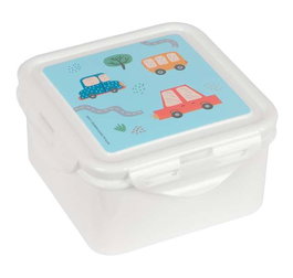Safta Boîte à goûter pour enfants avec motif voitures, 13 x 7,5 x 13 cm