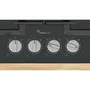 Bosch PPP6A6I40 - Table de cuisson à gaz Série 6 - 4 foyers - Dimensions 52 x 59 x 4,5 cm (60 cm) - Verre trempé noir