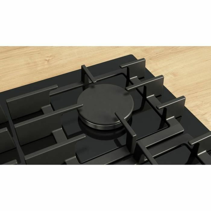Bosch Table de cuisson à gaz Série 6 PPP6A6I40, 4 foyers, Noir