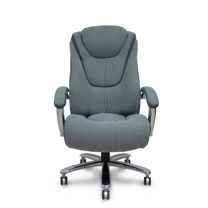 Foröl Ergo531 Chaise de Direction en Tissu Gris avec Mécanisme Basculant