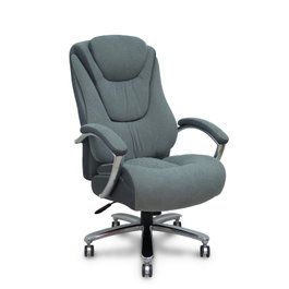 Foröl Ergo531 Chaise de Direction en Tissu Gris avec Mécanisme Basculant