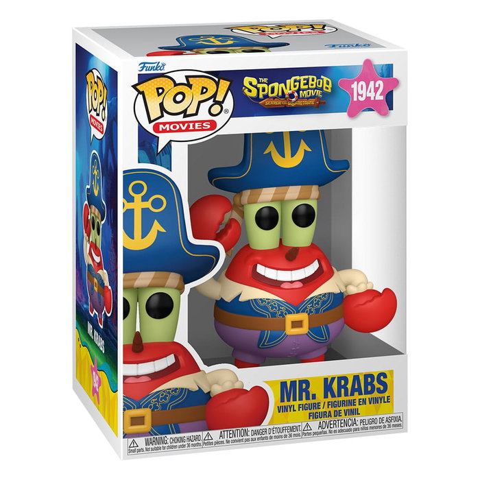 Funko POP! Mr. Krabs (Pirate) - Bob l'éponge Funko POP! Mr. Krabs (Pirate) - Bob l'éponge