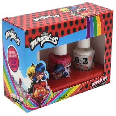 Take Care Kit de maquillage pour enfant Lady Bug Miraculous 3 Pièces