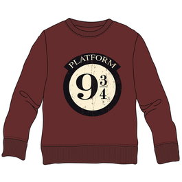 Sweatshirt à capuche enfant Harry Potter Platform 9 3/4 Warner Bros. Discovery - 100% coton - Taille 12 ans