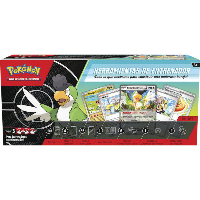 Pokémon Jeu de Cartes Étuí de Cartes - Coffret Boîte de Protection pour Cartes à Collectionner - Version Espagnol - pour Entraîneur Pokémon Jeu de Cartes Étuí de Cartes - Coffret Boîte de Protection pour Cartes à Collectionner - Version Espagnol - pour Entraîneur