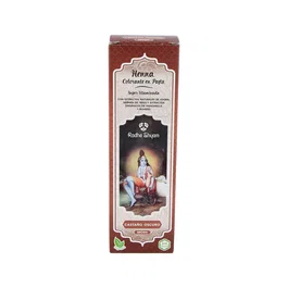 RADHE SHYAM Henna Pâte Marron Foncé 200Gr - Teinture Végétale Capillaire Bio