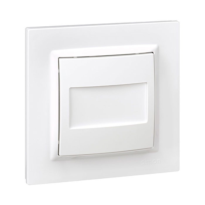 Simon Tapa ciega blanc série 10 avec cadre 8x3x8 cm Simon Tapa ciega blanc série 10 avec cadre 8x3x8 cm