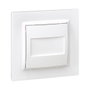 Simon Tapa ciega blanc série 10 avec cadre 8x3x8 cm
