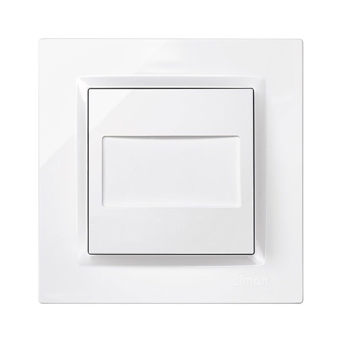 Simon Tapa ciega blanc série 10 avec cadre 8x3x8 cm Simon Tapa ciega blanc série 10 avec cadre 8x3x8 cm