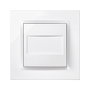 Simon Tapa ciega blanc série 10 avec cadre 8x3x8 cm