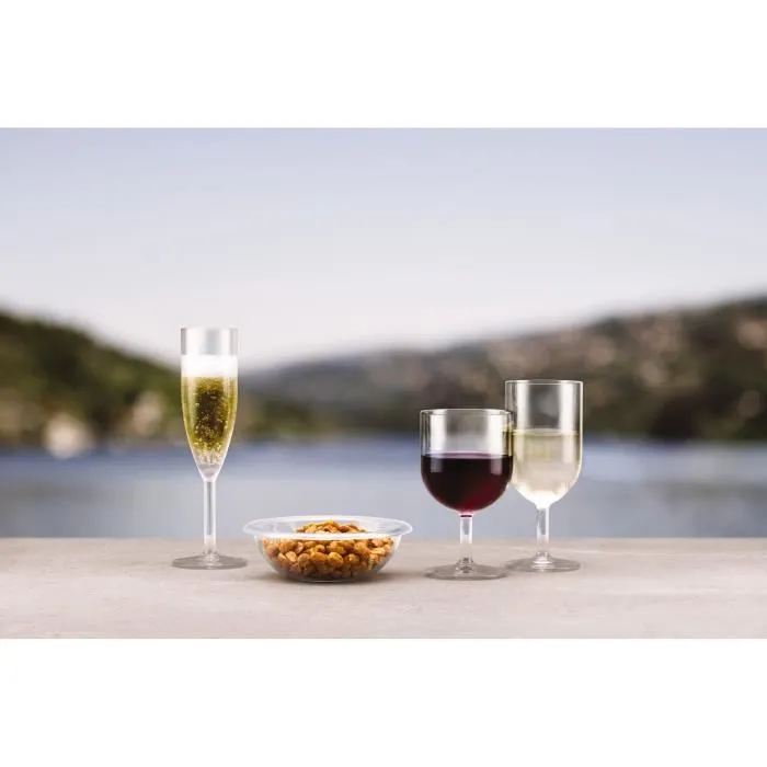 Bodum - Bol saladier Bistro en Tritan transparent sans BPA, 23 cm de diamètre, léger et empilable