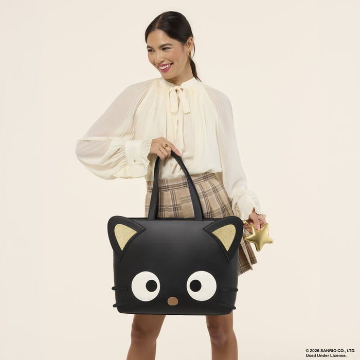 Loungefly Sanrio Chococat Stars Tote Crossbody Bag avec porte-monnaie Loungefly Sanrio Chococat Stars Tote Crossbody Bag avec porte-monnaie