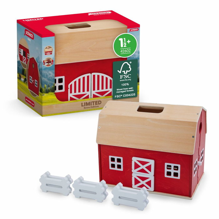Schleich Grande Ferme en Bois Edition Rétro Limitée Farm World 42602 Schleich Grande Ferme en Bois Edition Rétro Limitée Farm World 42602