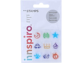 Innspiro Set de tampons acryliques Transport 5,3x6cm