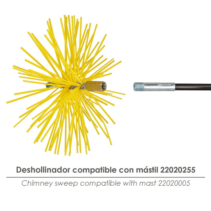WOLFPACK LINEA PROFESIONAL Brosse de débouchage en nylon 250 mm M12 WOLFPACK LINEA PROFESIONAL Brosse de débouchage en nylon 250 mm M12