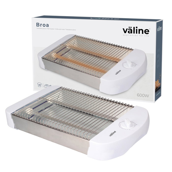 Väline Tostadora plana Broa 600W Blanco Väline Tostadora plana Broa 600W Blanco