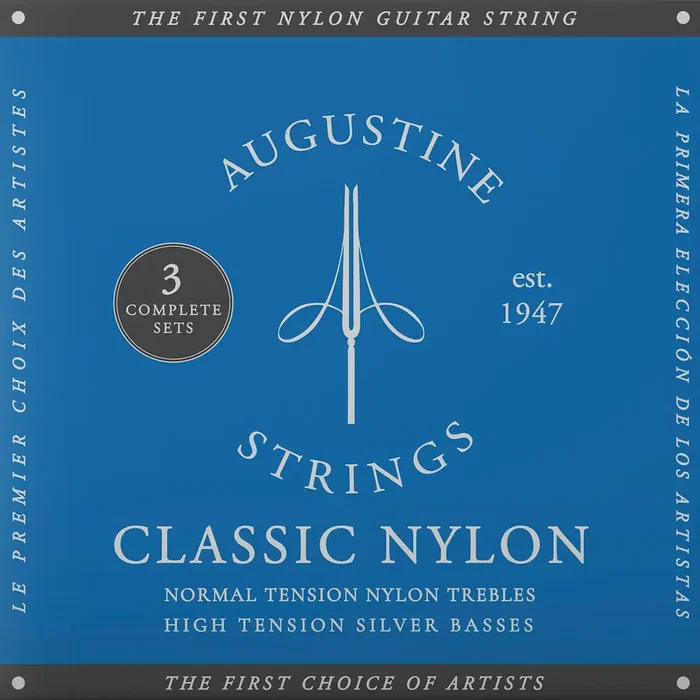 Augustine Pack 3 Jeux Classique Nylon - Tension Haute