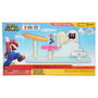 JAKKS PACIFIC - Jouet Super Mario Nintendo - Playset de la Figure Nube Toad, taille 6 cm - Univers Mario