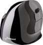Evoluent D Medium - Souris Verticale Ergonomique Sans Fil à Sensor Laser, Boutons Rainurés, DPI Réglable et Récepteur Magnétique