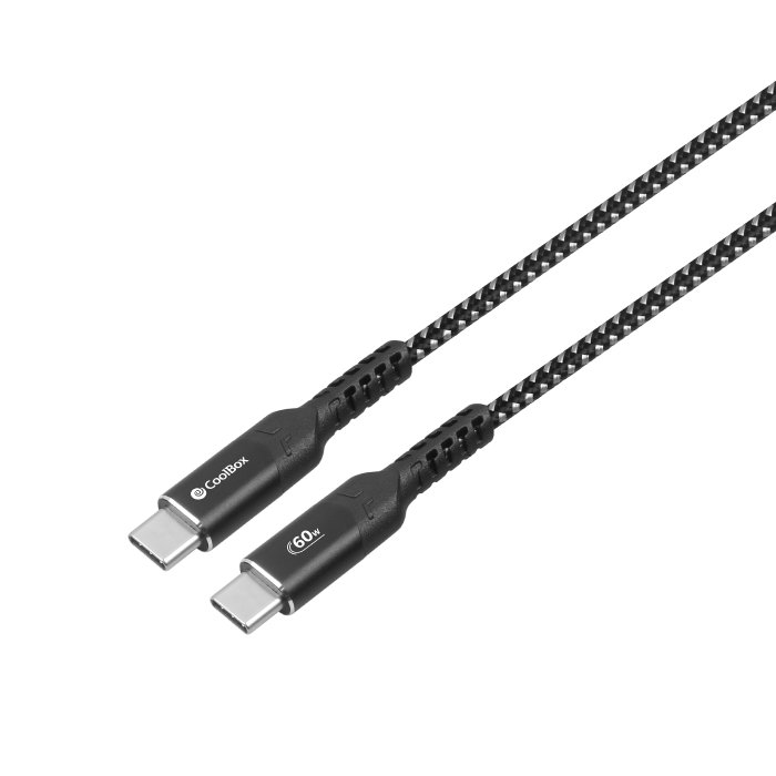 Câble Coolbox USB-C 60W Charge et Transfert de Données Micro USB 1.2m QC3.0 PD