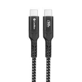Câble Coolbox USB-C 60W Charge et Transfert de Données Micro USB 1.2m QC3.0 PD