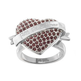 Folli Follie Bague en Acier Inoxydable Argentée Taille 54