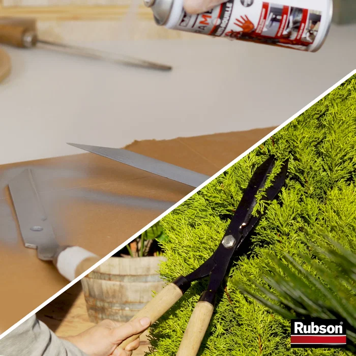 Rubson Frameto Spray anti-rouille Gris Aluminium 400 ml