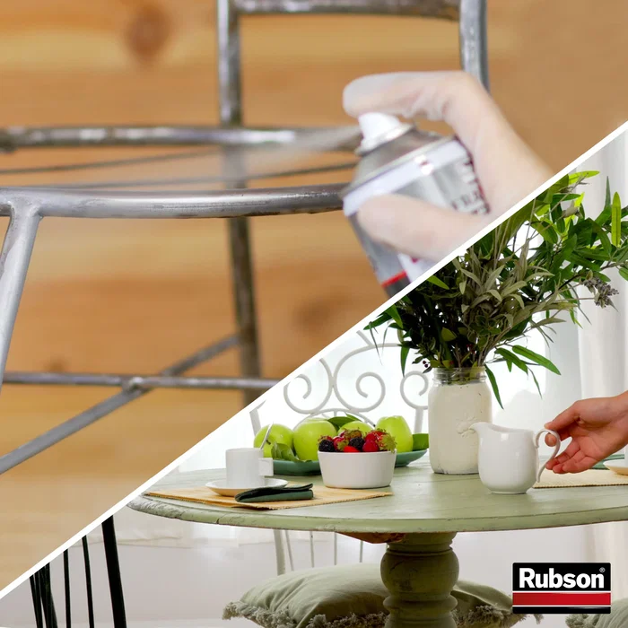 Rubson Frameto Spray anti-rouille Gris Aluminium 400 ml