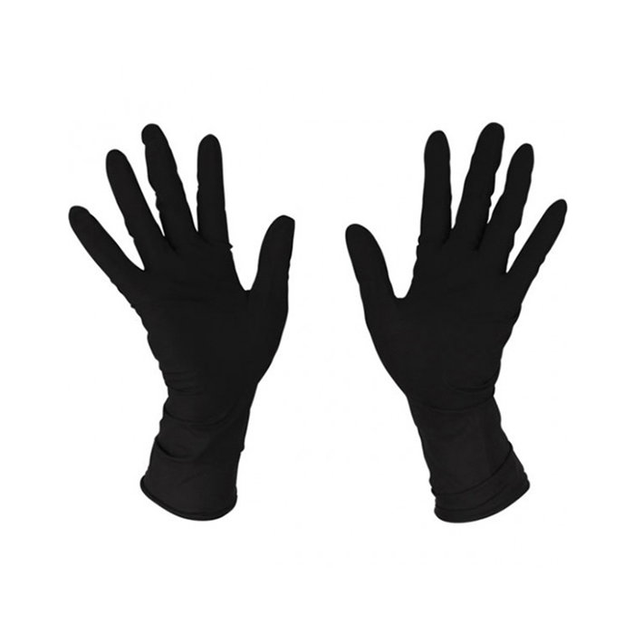 Bifull - Gants en latex noir - Lot de 5 paires - Résistants et jetables pour usage professionnel Bifull - Gants en latex noir - Lot de 5 paires - Résistants et jetables pour usage professionnel