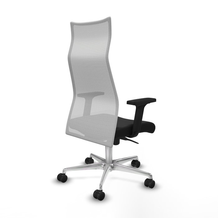 Piqueras y Crespo Chaise de Bureau Albacete Noir et Blanc