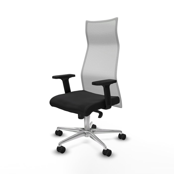 Piqueras y Crespo Chaise de Bureau Albacete Noir et Blanc