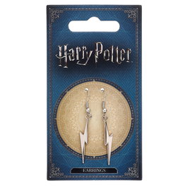 THE CARAT SHOP - Boucles d'oreilles pendantes motif éclair (Lightning Bolt) Harry Potter en alliage de zinc