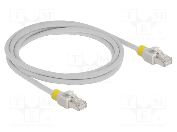 DELOCK Câble Ethernet Patch Cord Cat 6a S/FTP 2m Gris DELOCK Câble Ethernet Patch Cord Cat 6a S/FTP 2m Gris