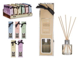 Acorde Mikado 50 ml 6 Fragrances Sur Assorties Verre Bois 5,7 x 21 x 5,7 cm (Set de 30)