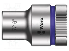 WERA Douille Zyklop 6 pans HEX 7/16 1/2 37mm