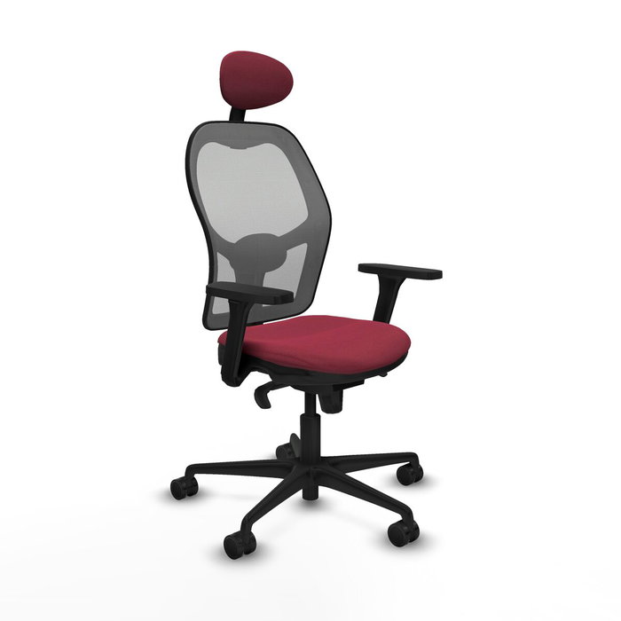 Piqueras y Crespo Chaise de Bureau avec Appui-tête 3D036N1 Bordeaux Piqueras y Crespo Chaise de Bureau avec Appui-tête 3D036N1 Bordeaux