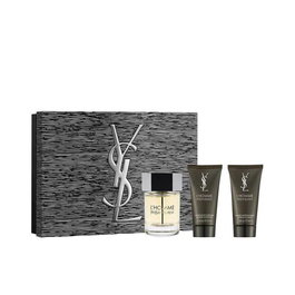 YSL L'Homme Eau de Toilette 100ml avec Gel Douche 50ml et After-Shave 50ml - Pack Cadeau Homme