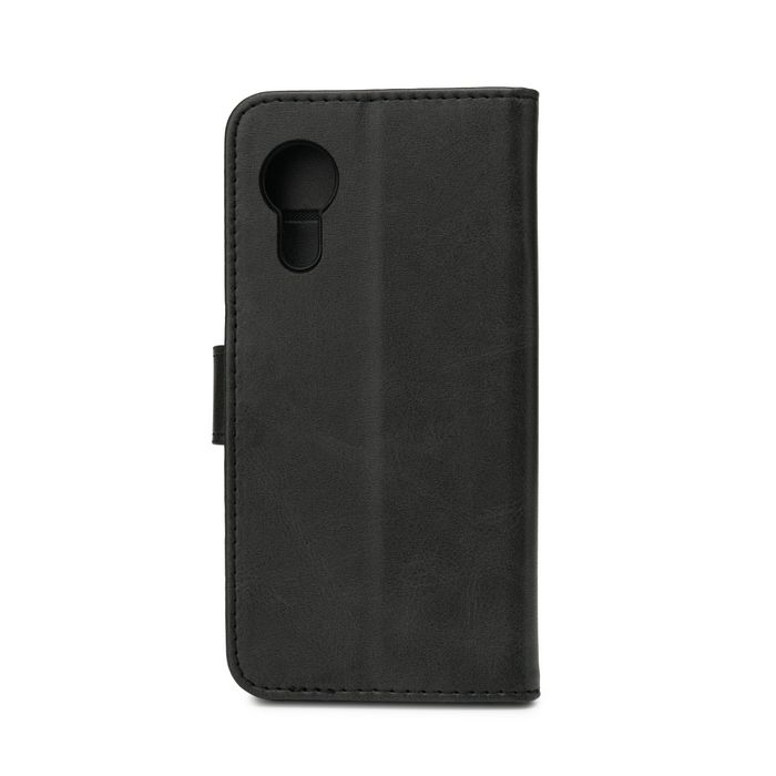 eSTUFF Étui portefeuille WALES PU pour Samsung Galaxy A54 - Noir - Protection, 3 emplacements cartes et fonction support