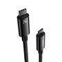 Baseus Câble de charge et de données Tungsten Gold USB-C vers USB-C 240W 2m