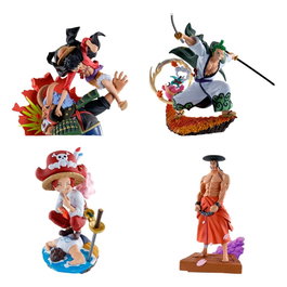 Megahouse One Piece Petitrama set figurines PVC Logbox Re Birth Wano Kuni Vol.1