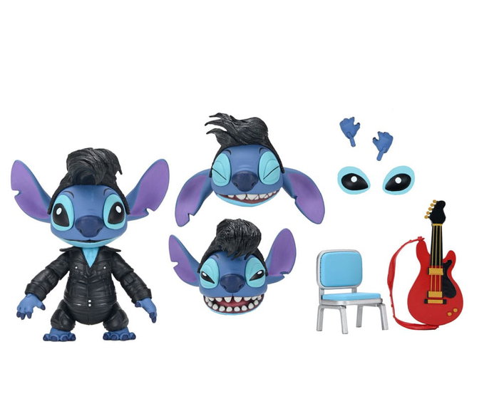 NECA Lilo et Stitch figurine Ultimate Singer Elvis Stitch 7 cm