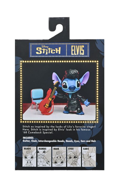 NECA Lilo et Stitch figurine Ultimate Singer Elvis Stitch 7 cm