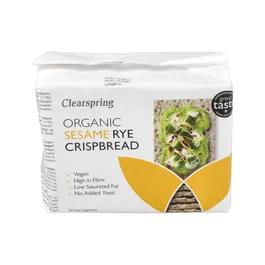 CLEARSPRING Biscottes de seigle et sésamo Bio 200g
