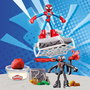 HASBRO Play-Doh Marvel Iron Man - Laboratoire d'Armures avec Figure, Moulages, Plastilina et Effets Lumineux - Jeu Créatif Enfant +4 Ans