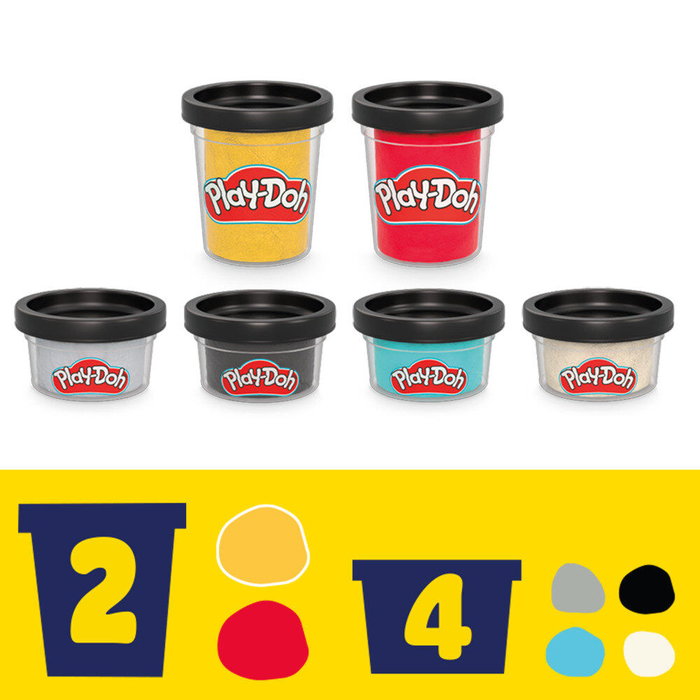 HASBRO Play-Doh Marvel Iron Man - Laboratoire d'Armures avec Figure, Moulages, Plastilina et Effets Lumineux - Jeu Créatif Enfant +4 Ans